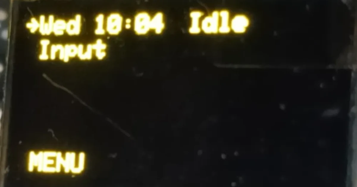 main window showing current date and time